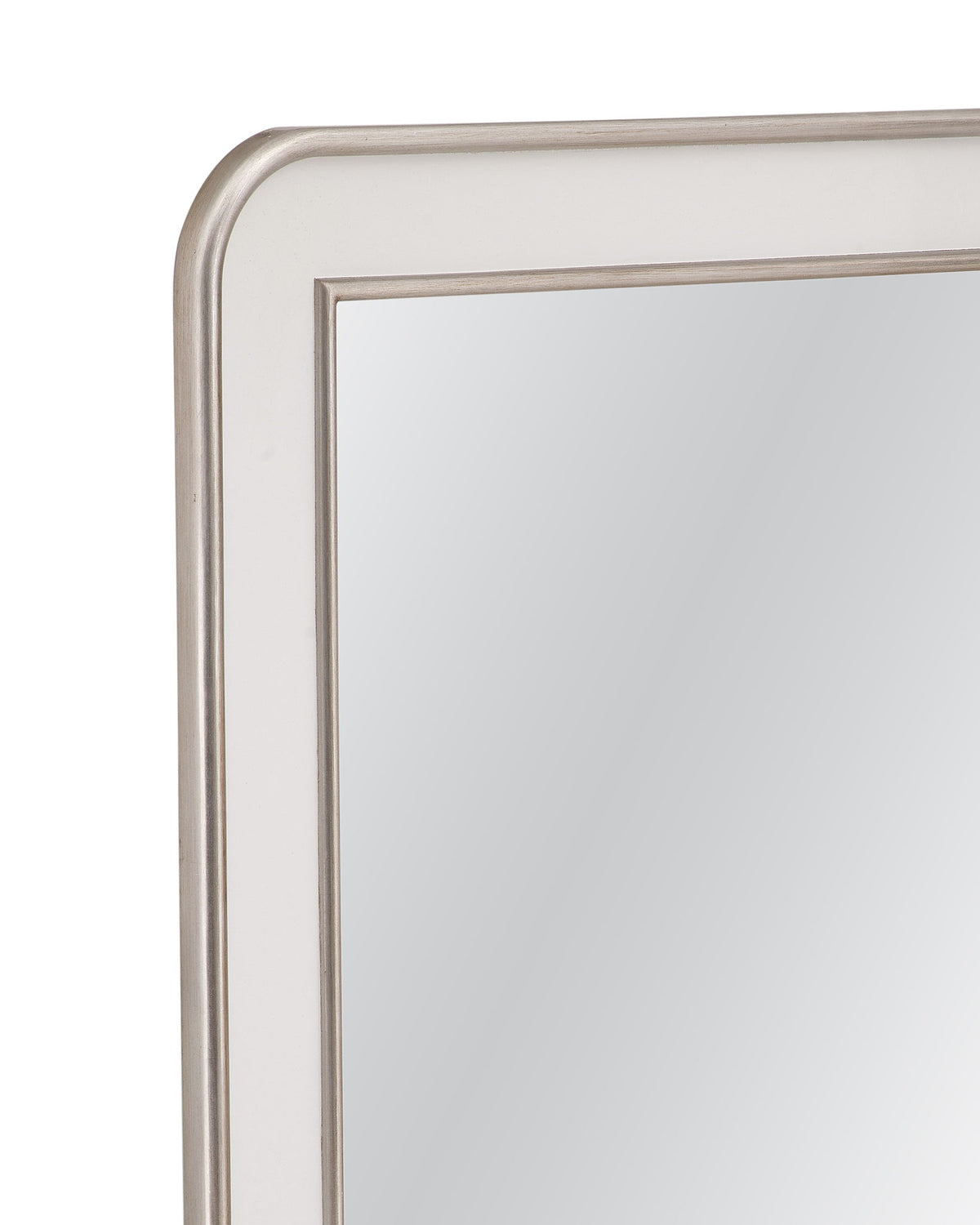 Meadow Place - Wall Mirror - White / Silver