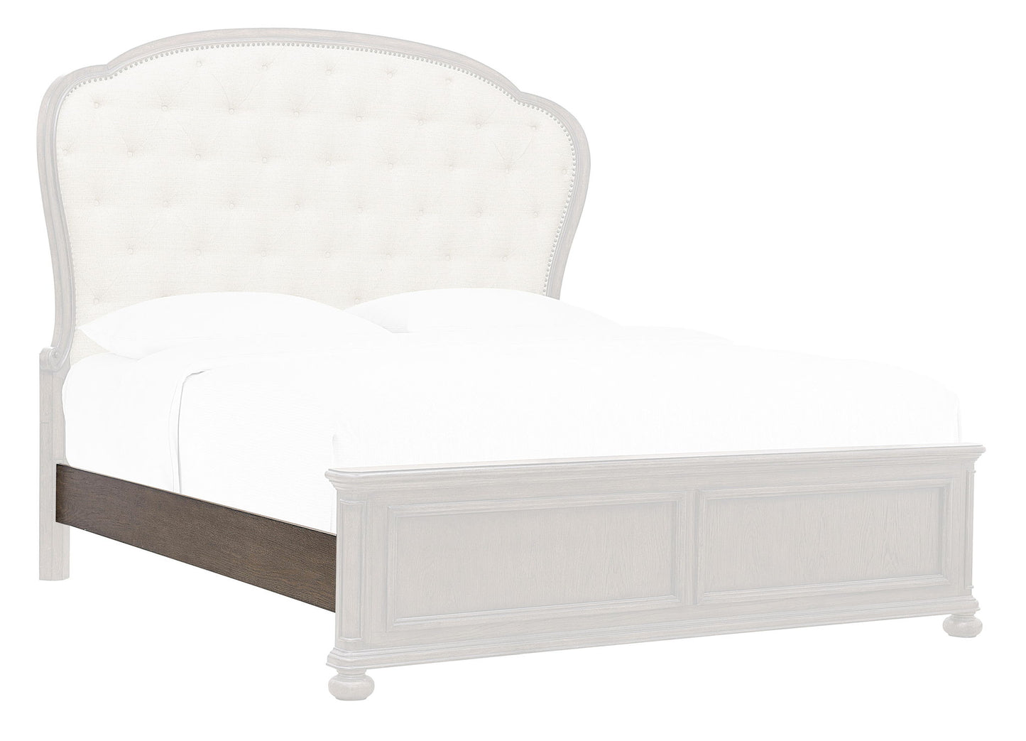 Saddle Creek - Queen / King Side Rails Set - Timber Brown