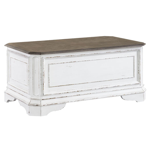 Magnolia Manor - Storage Trunk - White