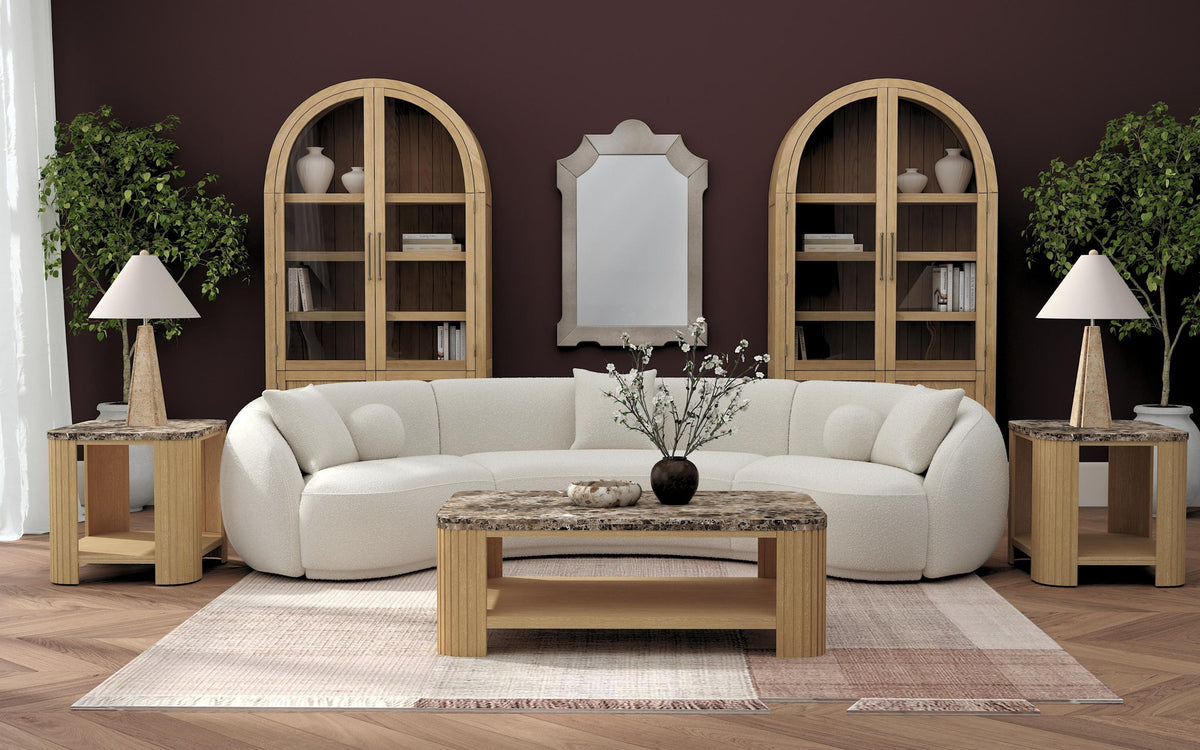 Arlo - End Table - Pale Oak