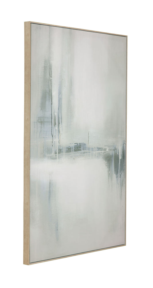 Framed Canvas Misty Crossing - Silver