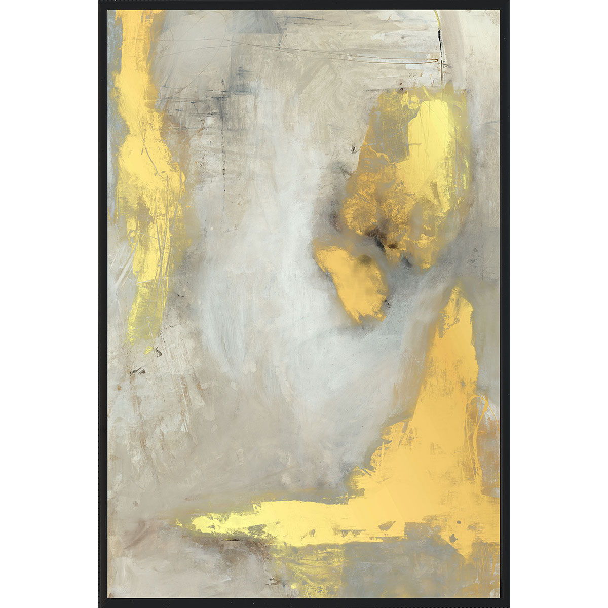 Bygone - 48" x 72" Painting By Buddy Whitlock - Black