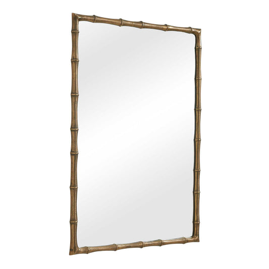 Brass Bamboo - Rectangle Mirror - Brass / Gold