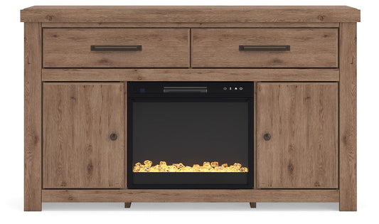Garistyn - TV Stand With Fireplace Option