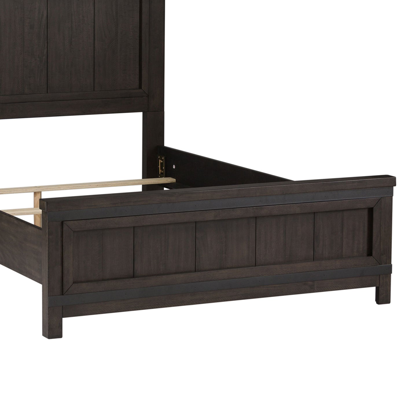 Thornwood Hills - Full Panel Footboard - Rock Beaten Brown
