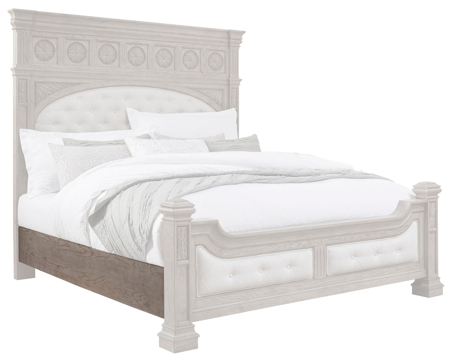 Kingsbury - California King Side Rails Set - French Gray