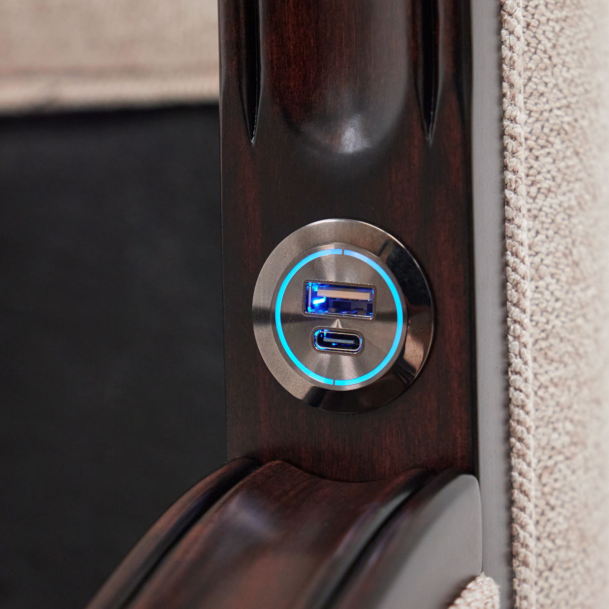 Camellia Field - Upholstered Bed