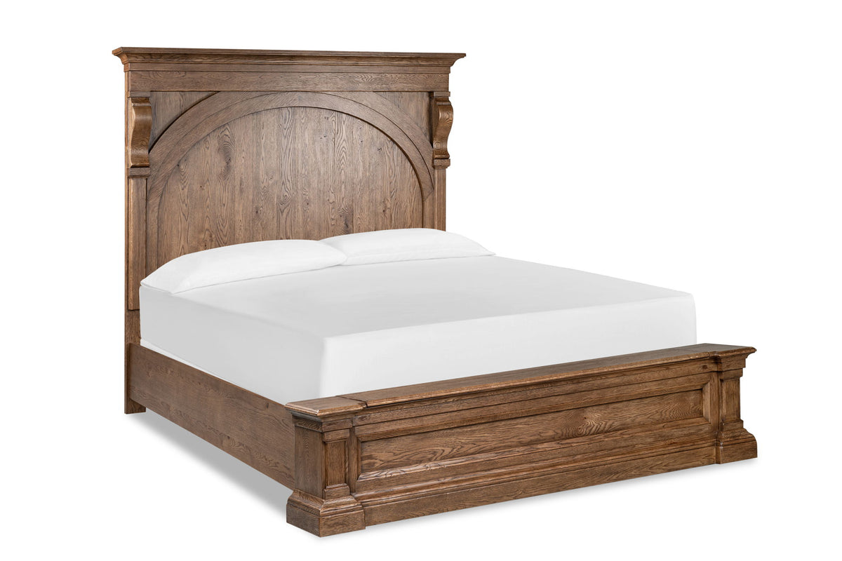 Gallant Grove - Queen Panel Storage Footboard - Brown