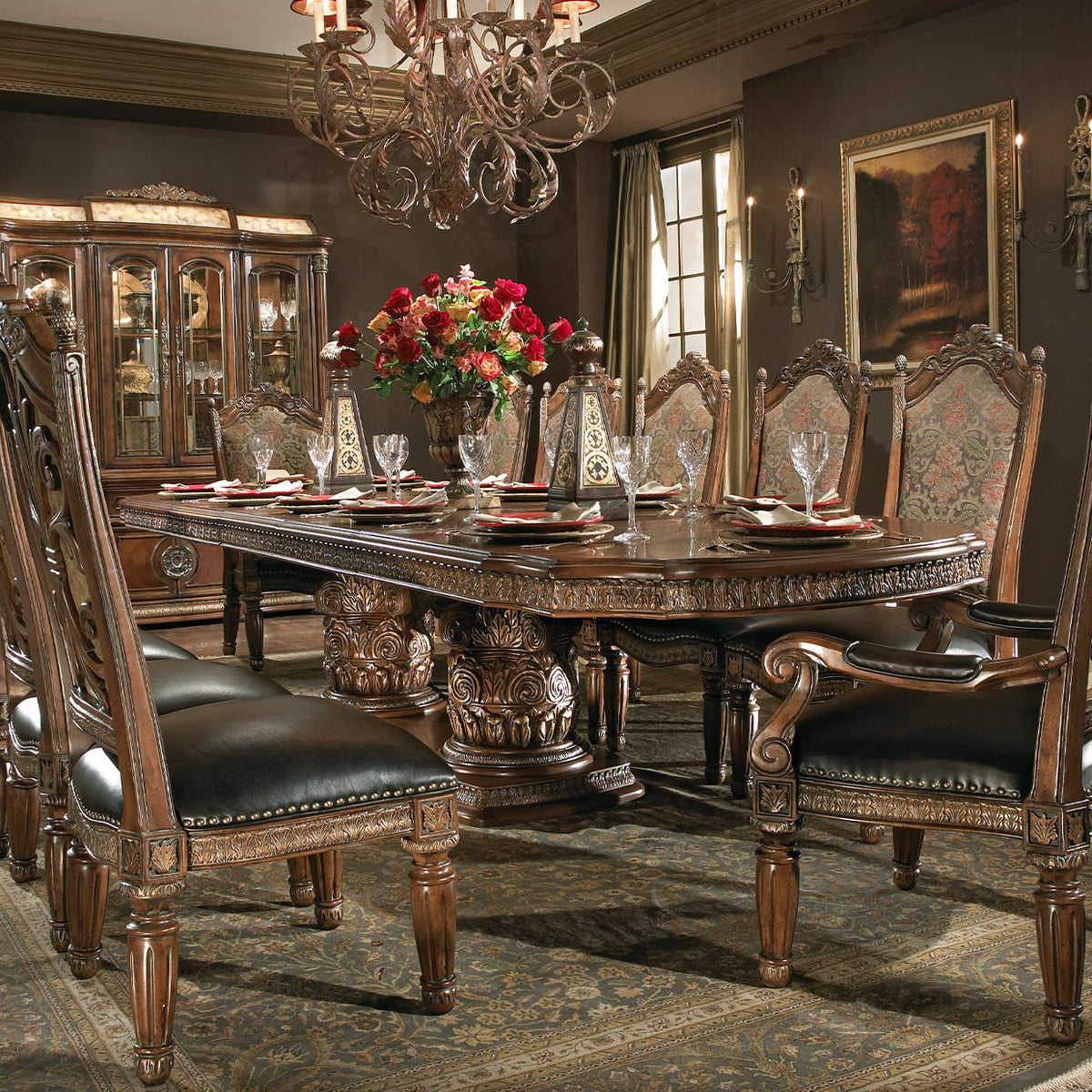 Villa Valencia - Rectangular Dining Table - Classic Chestnut