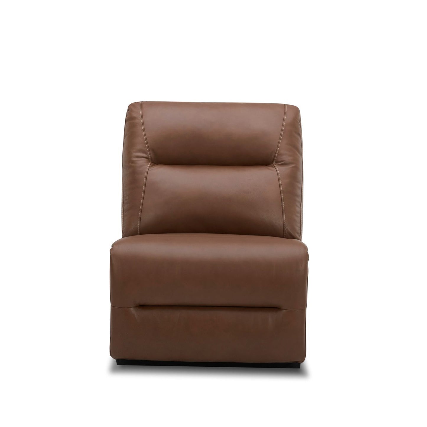Cameron - Armless Chair - Saddle