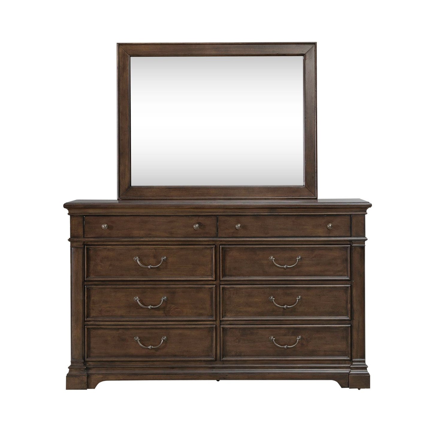 Arden Road - Dresser & Mirror - Satin Cherry