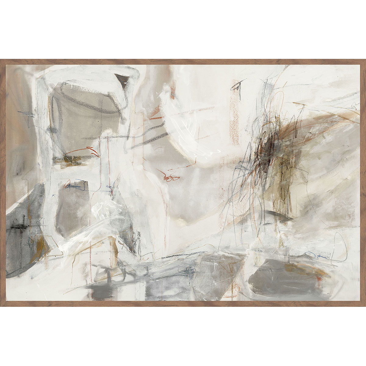 Chalk - 48" x 72" Painting By Buddy Whitlock - Gold