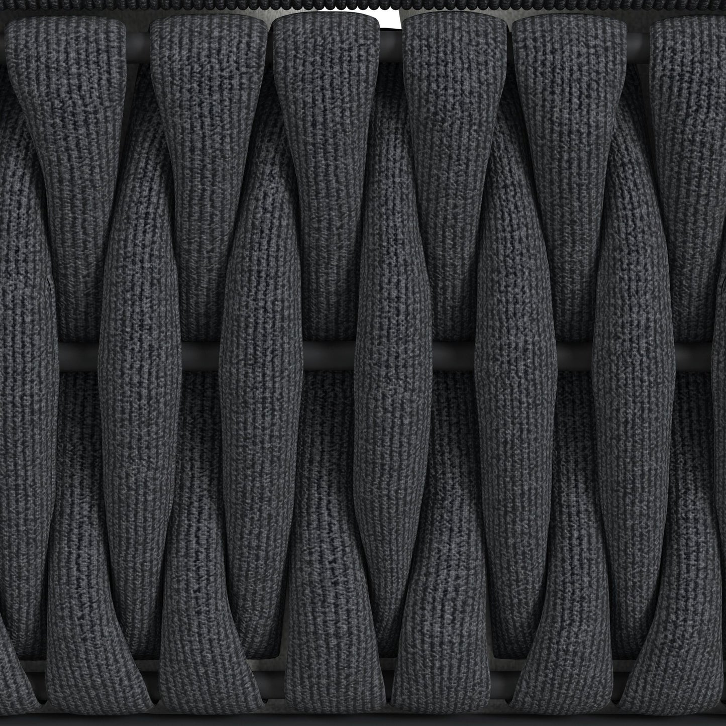 Bali - Loveseat With Olefin - Dark Gray