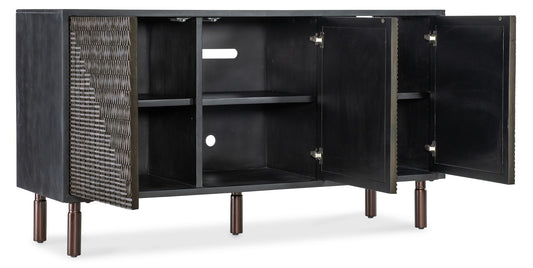 Commerce And Market - Jachar Entertainment Credenza - Dark Brown