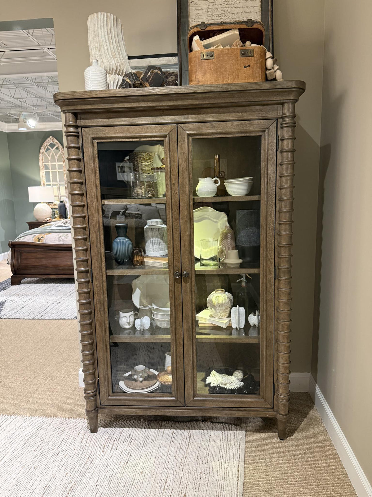 Seraphina - Display Cabinet - Midnight Oak