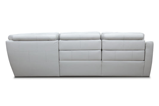 Merrydale - 5 Piece Power Zero Wall Modular Sectional With Headrest - Wall Huggerite