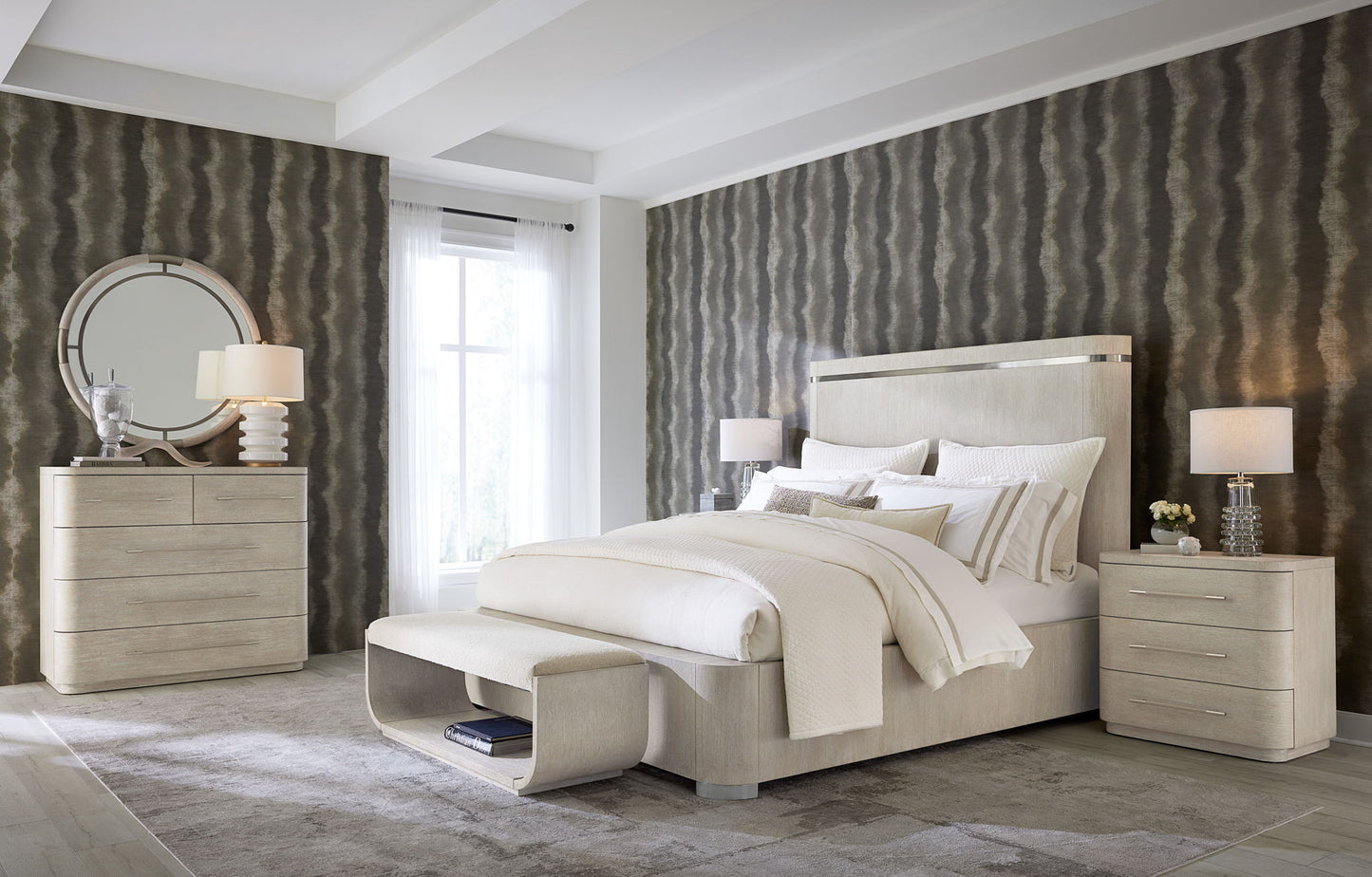 Modern Mood - Three Drawer Nightstand