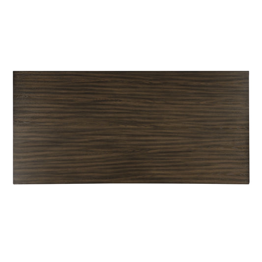 Cityscape - Rectangle Dining Table Top & Base - Dark Brown