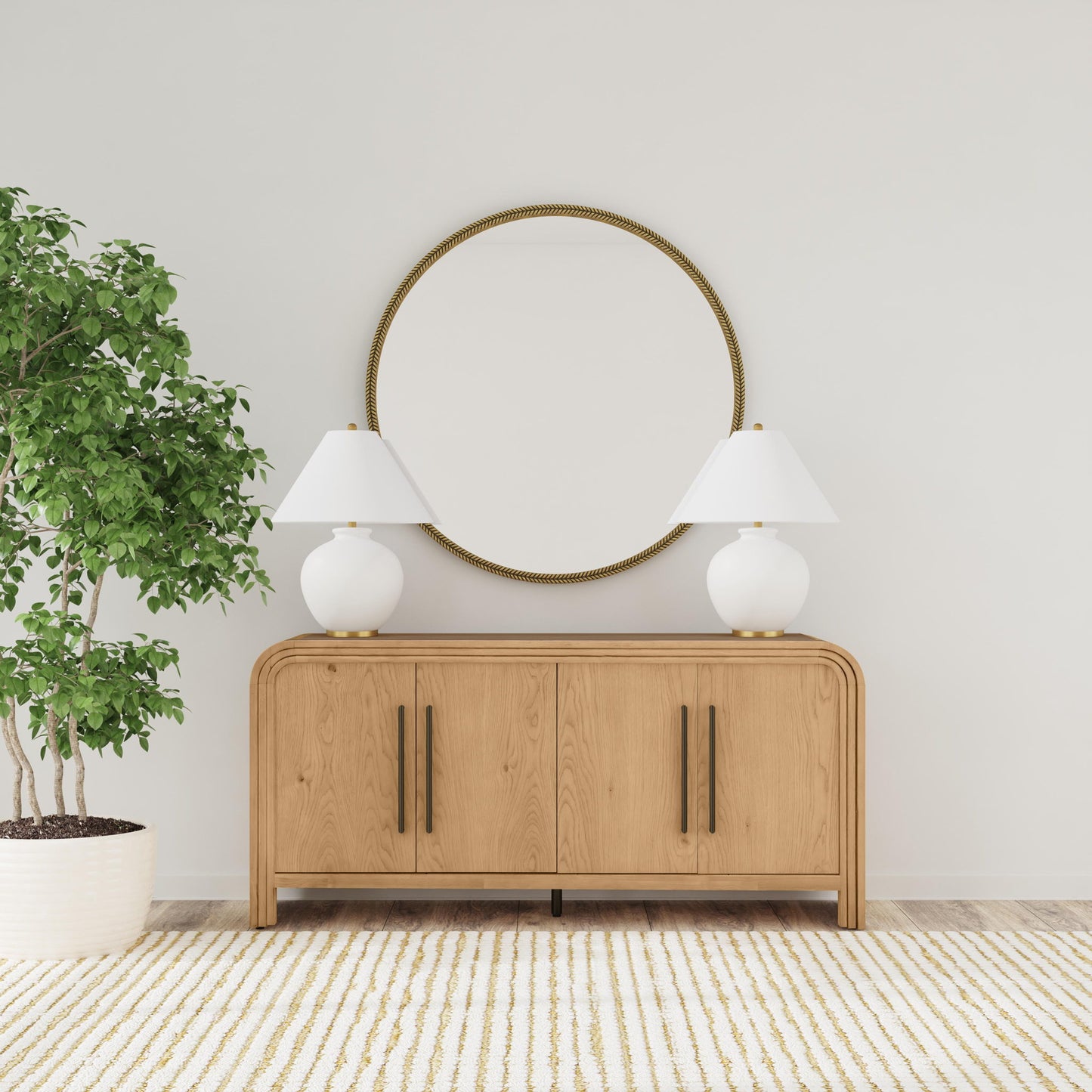 Hawthorne - Wall Mirror - Brown
