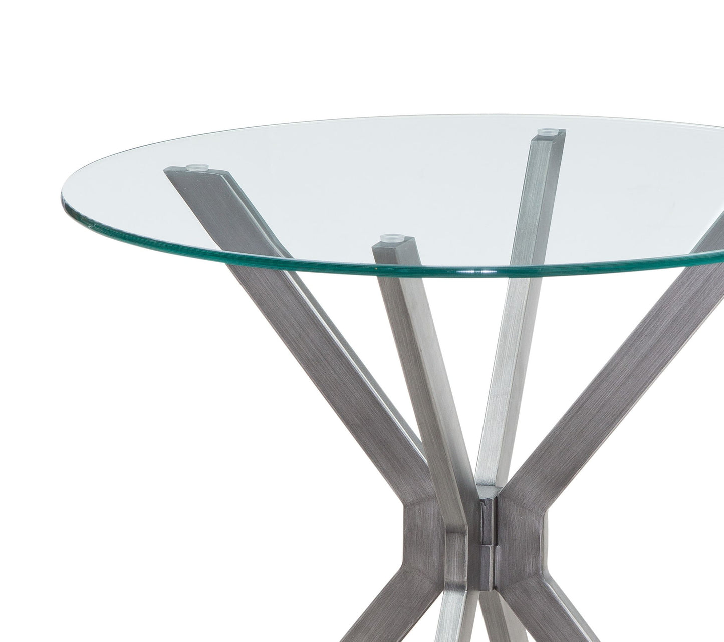 Deen - Round End Table - Gray