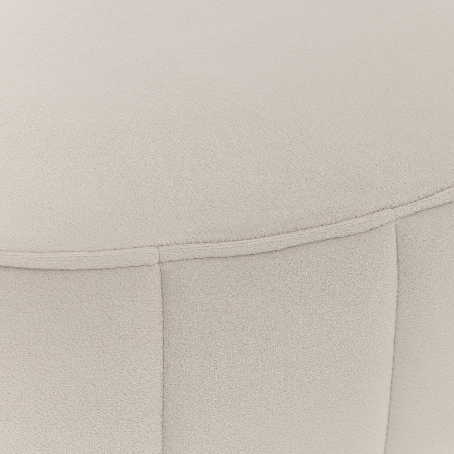 Signature Beds & Benches - Orchid Velvet Accent Bench - Gray / Chrome