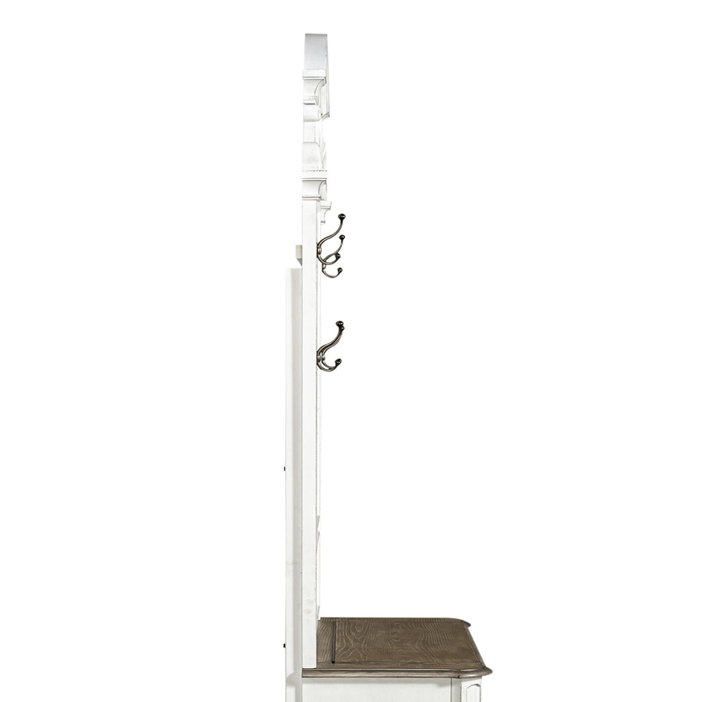 Magnolia Manor - Hall Tree Top - Antique White