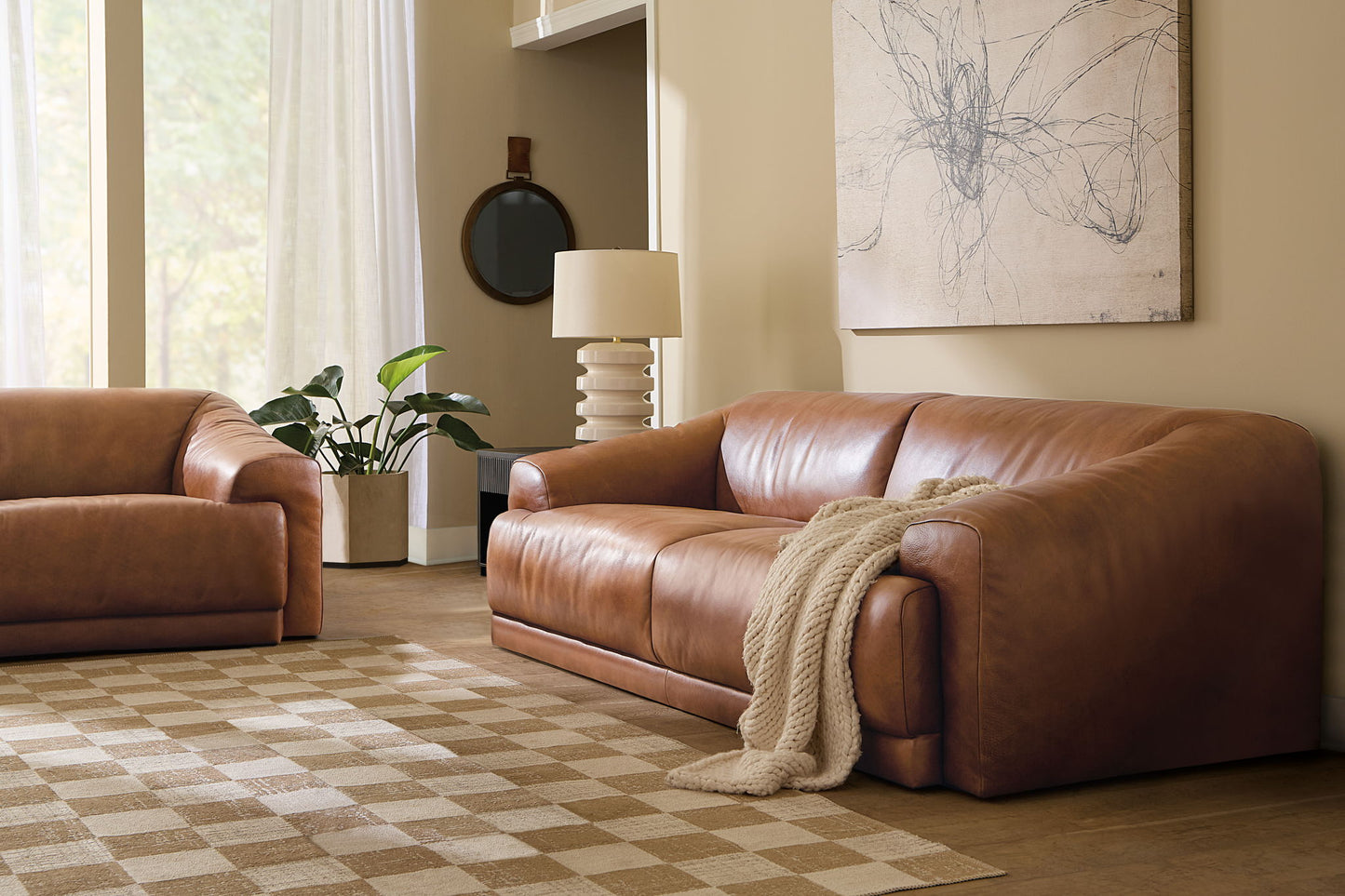 SS - Fleetwood 2-Seat Sofa - Brown