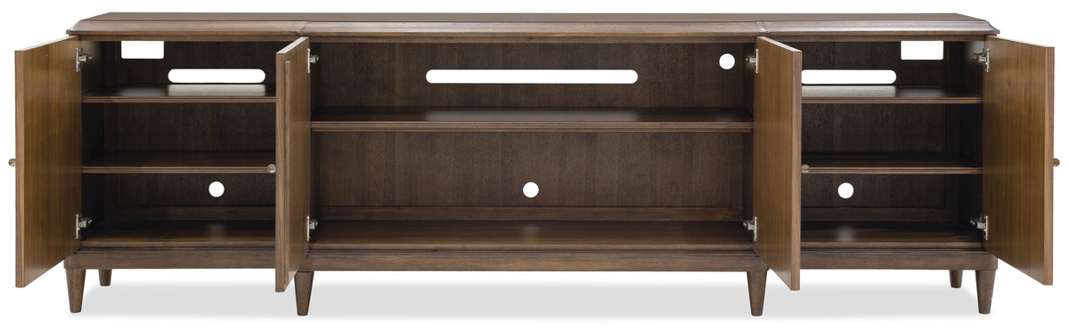 Melange - Burleigh Entertainment Console - Dark Brown
