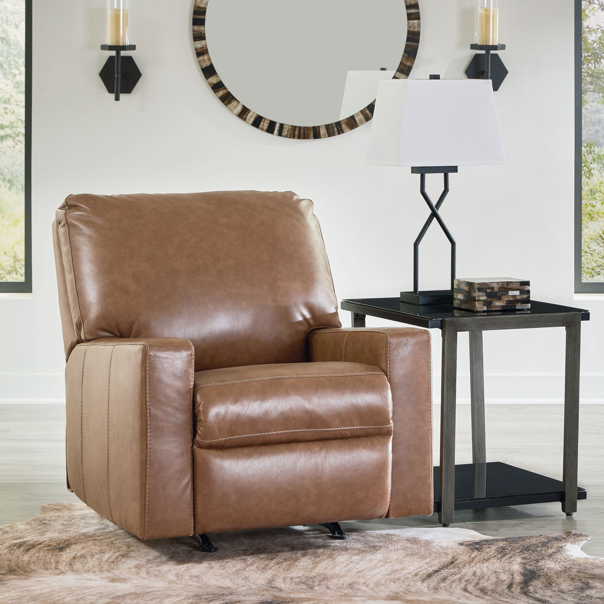 Bolsena - Rocker Recliner - Caramel