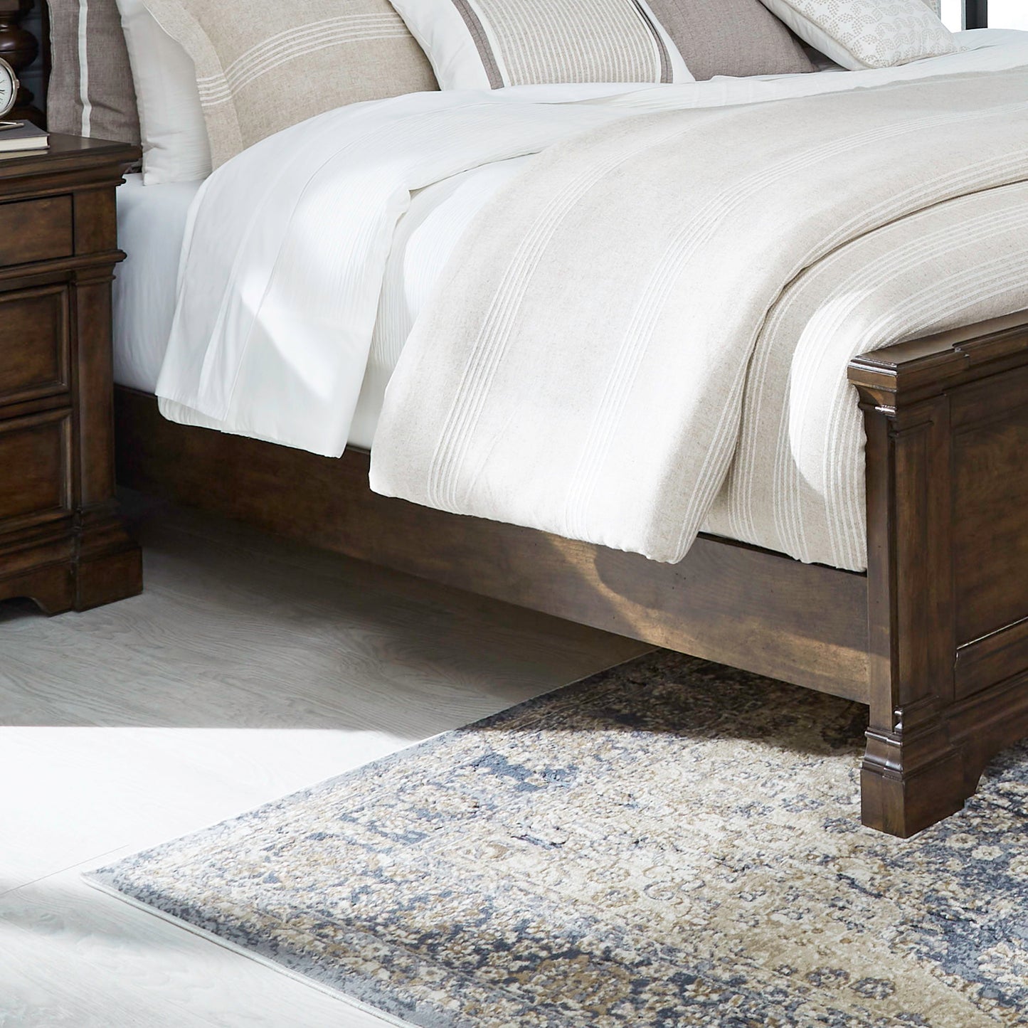 Arden Road - Panel Bed Rails - Satin Cherry