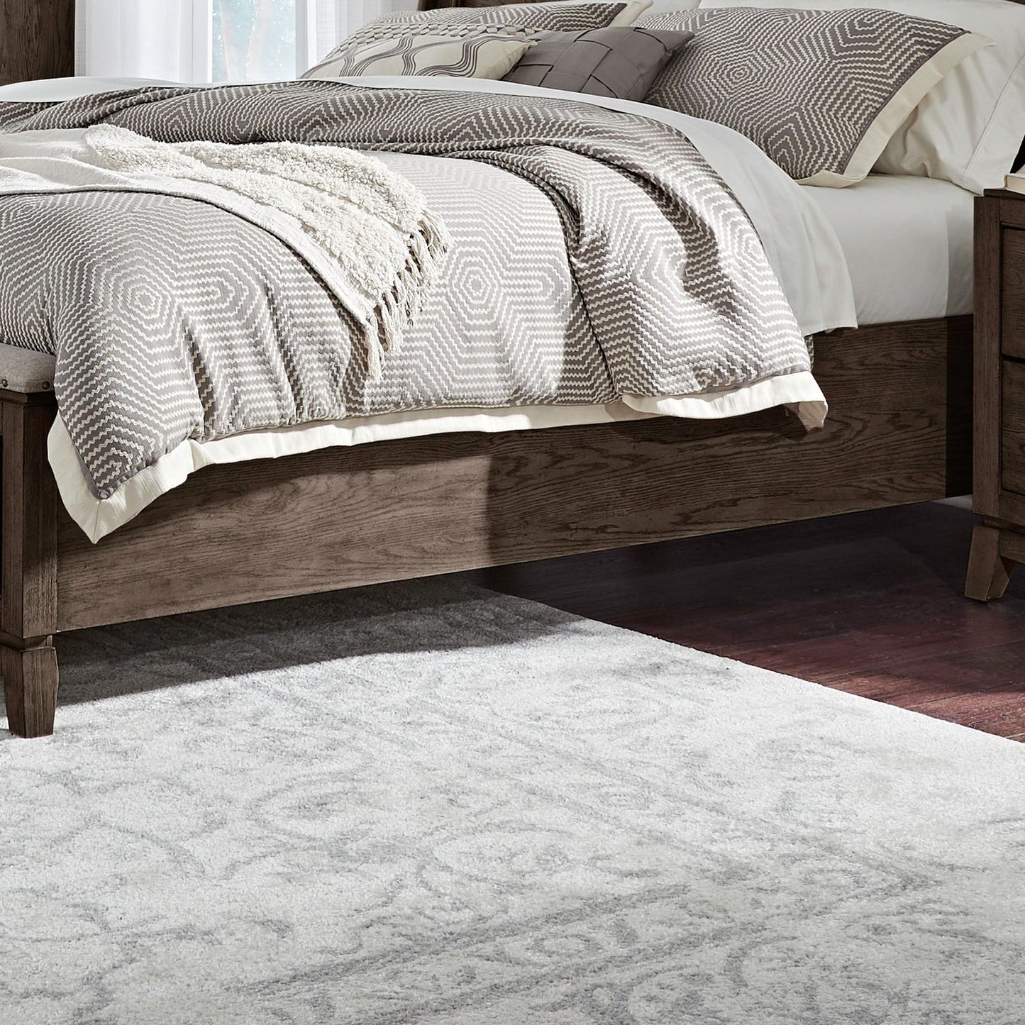Avalon - Storage Bed Rails - Coffee Bean