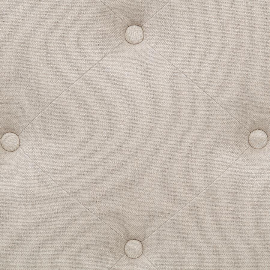 Marsha - 52" Upholstered Entryway Accent Bench - Latte