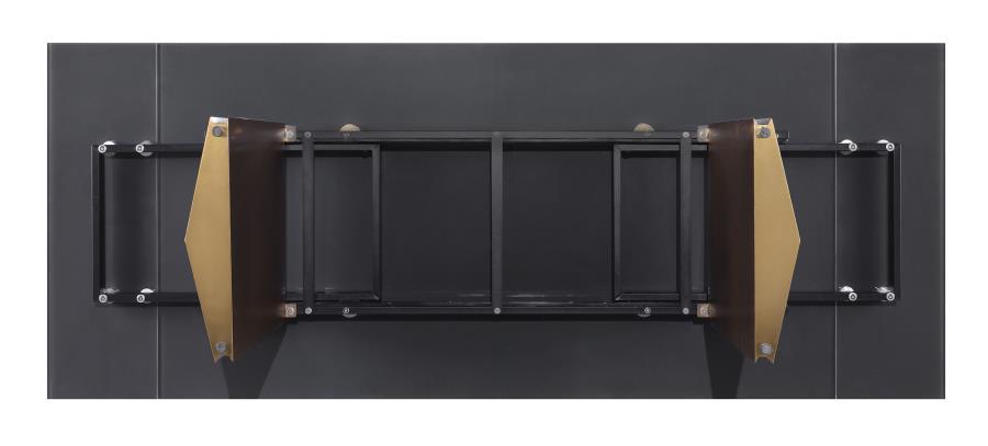 Vesa - Glass Top Extension Dining Table - Beige