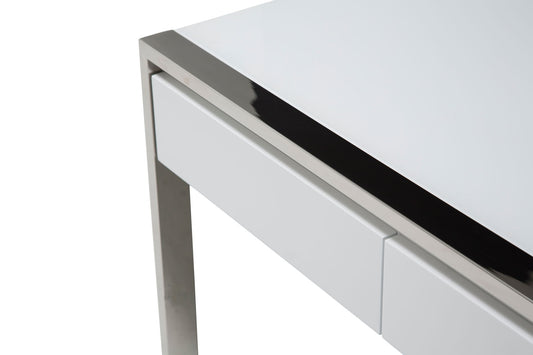 State St. - Writing Desk - Glossy White