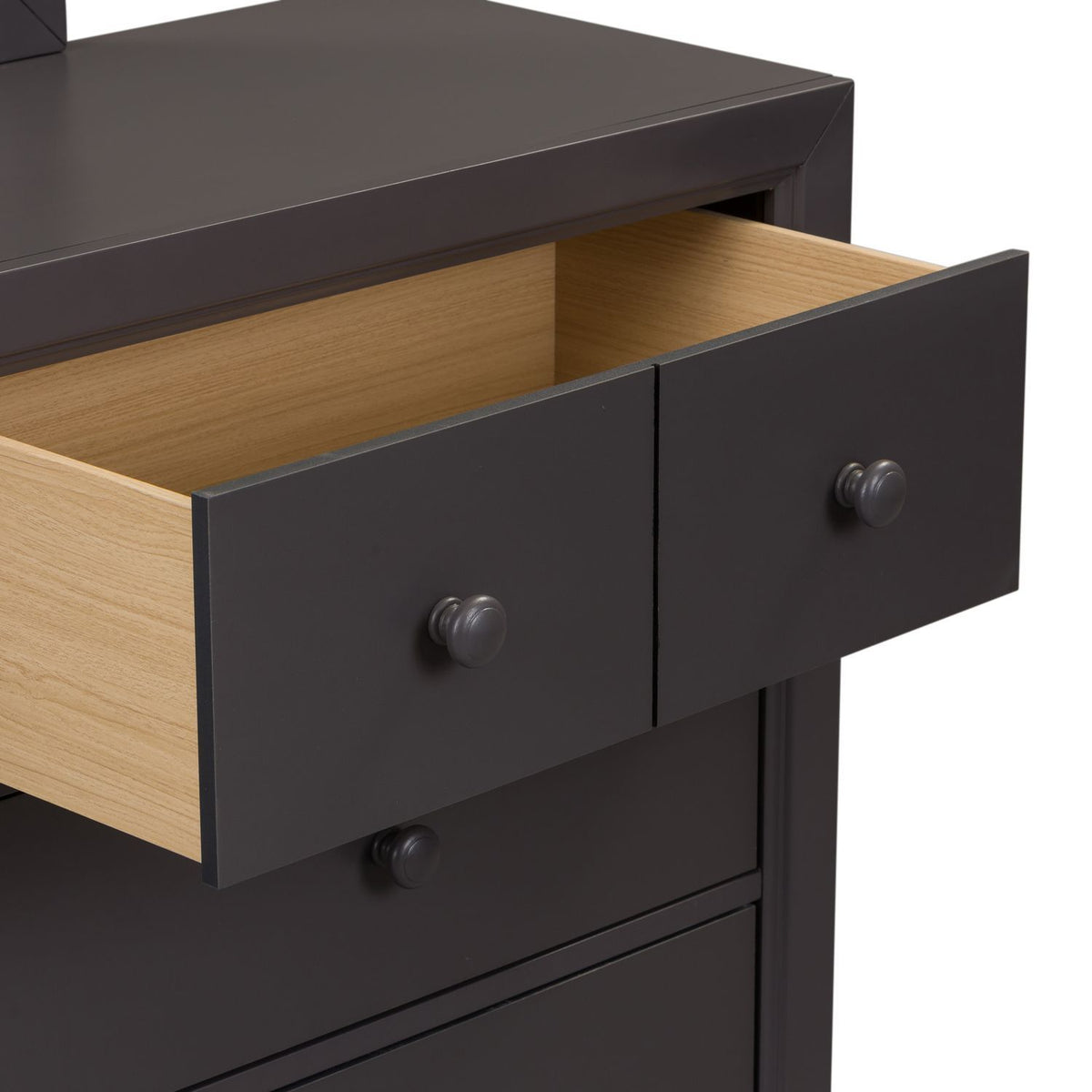 Cottage View - 6 Drawer Dresser - Dark Gray