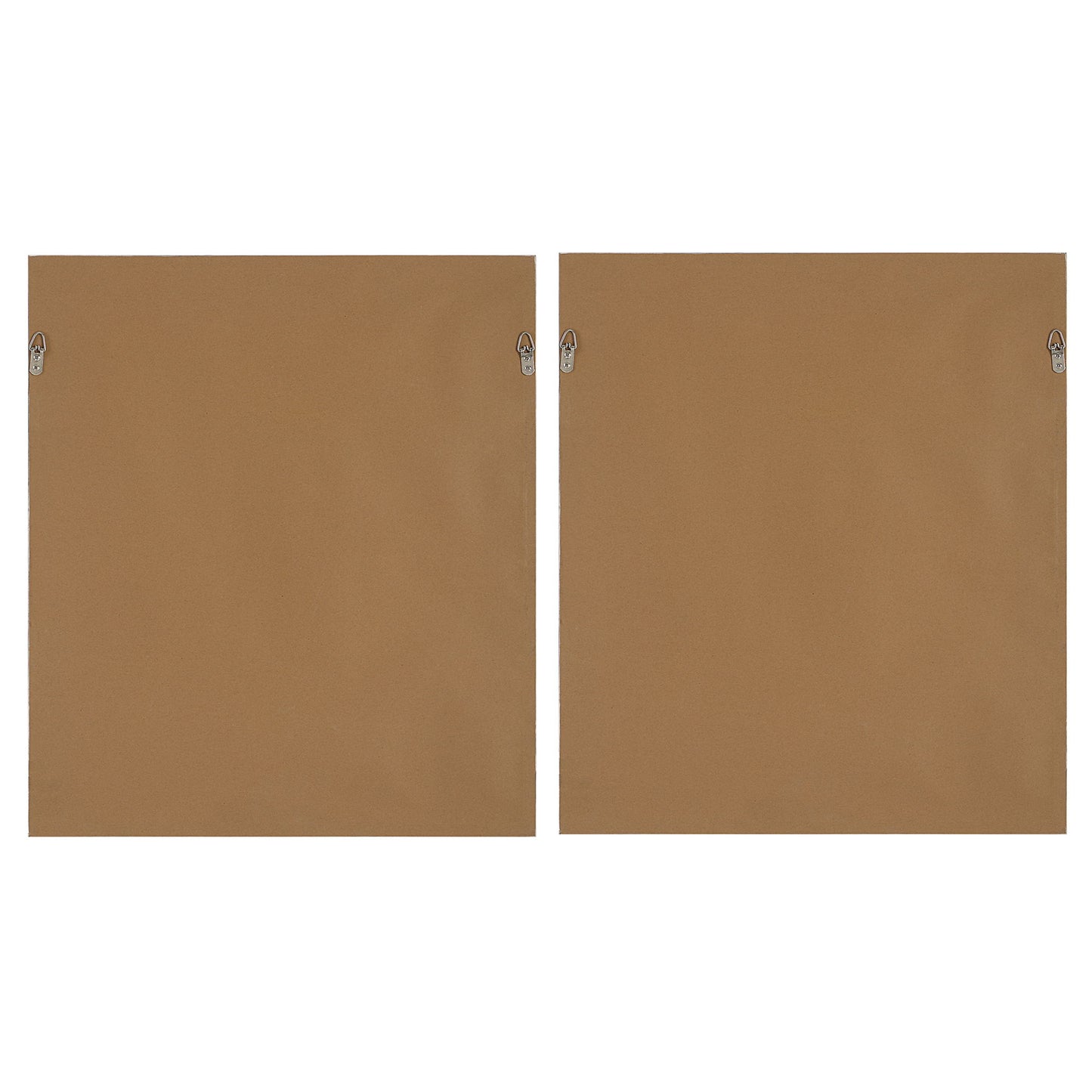 Color Block - Framed Prints (Set of 2) - Light Brown