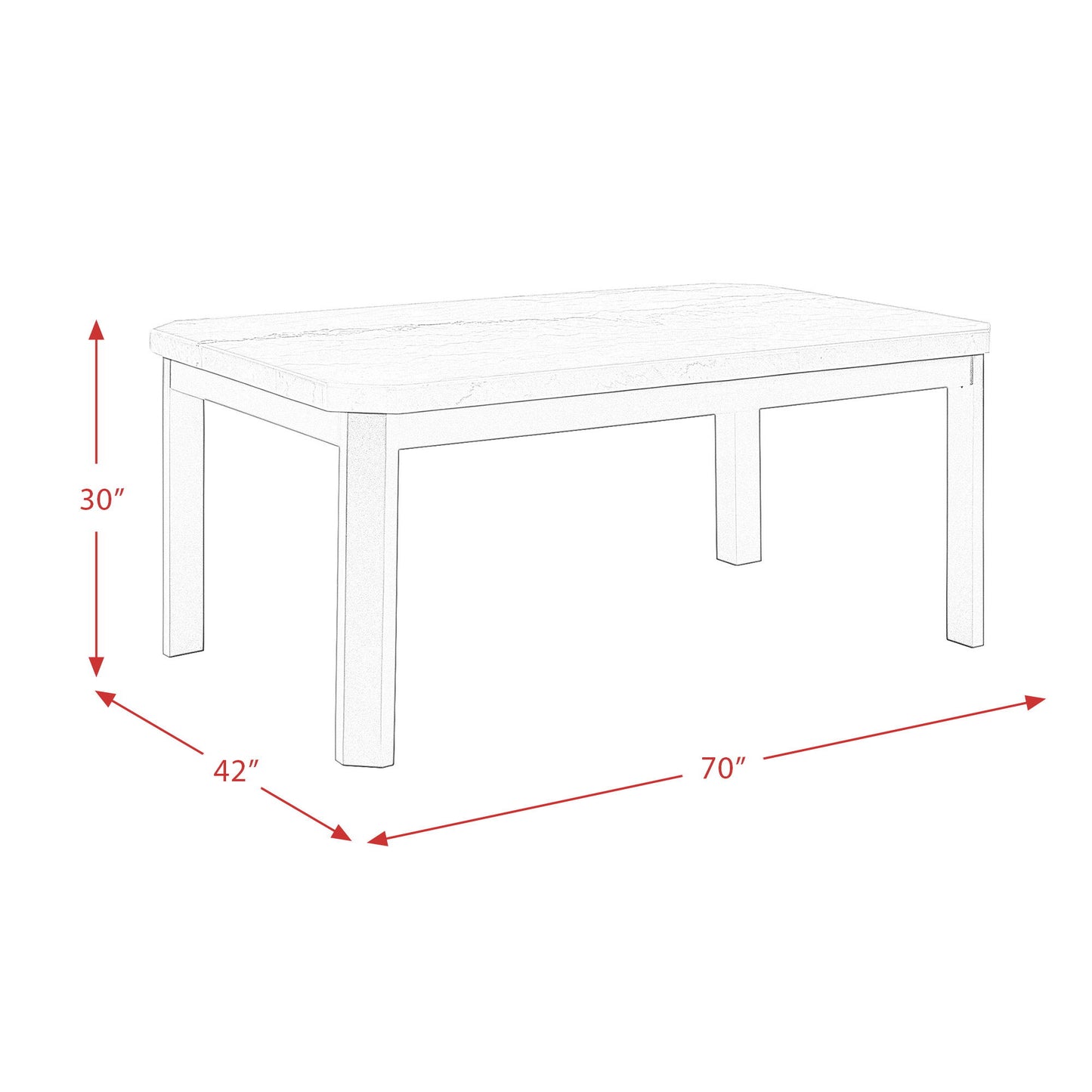 Francesca - Rectangular Dining Set