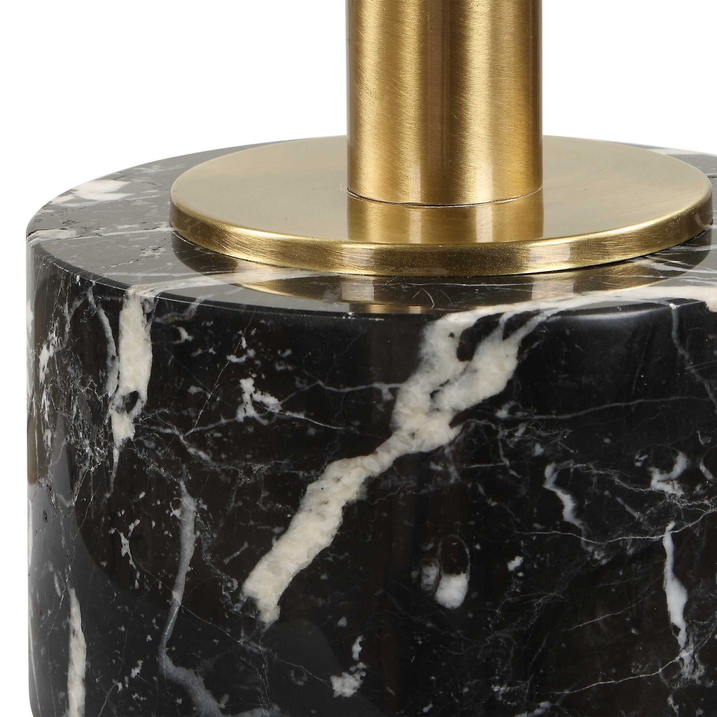 Velar - Modern Table Clock - Black / Gold