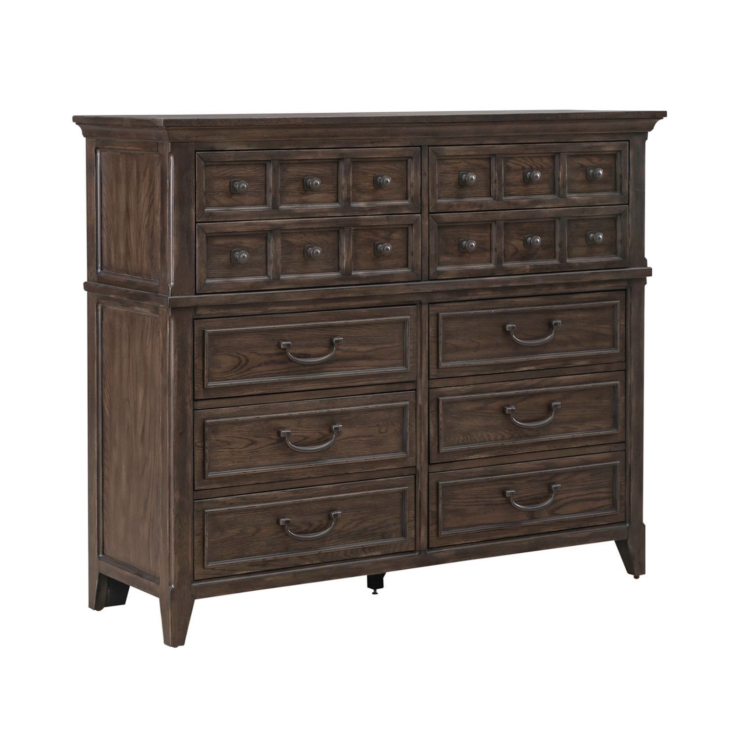 Paradise Valley - 10 Drawer Chesser - Dark Brown