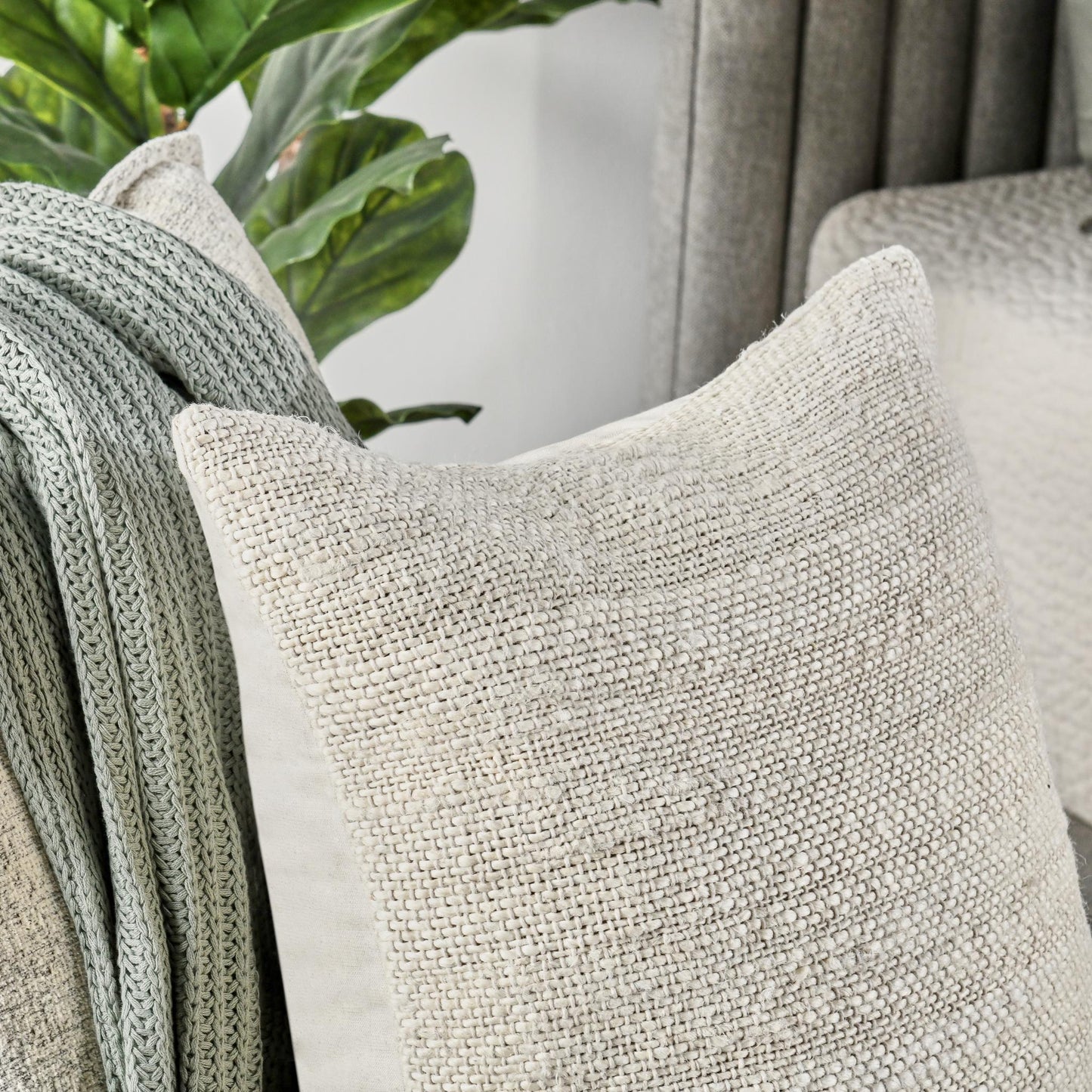 Halter Pouf - Pillow - Ivory