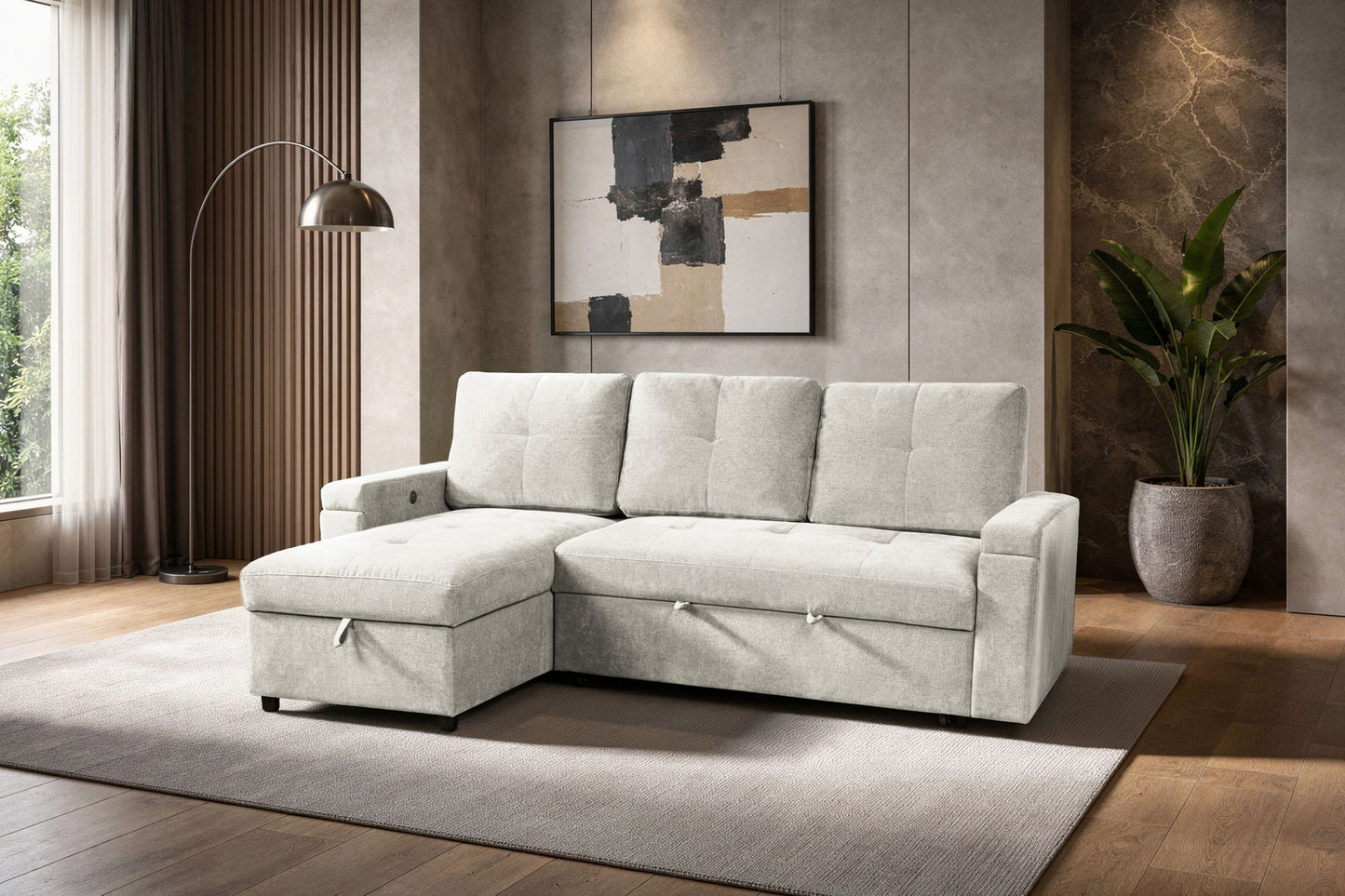 Breeze - Sleeper Sofa - Sand