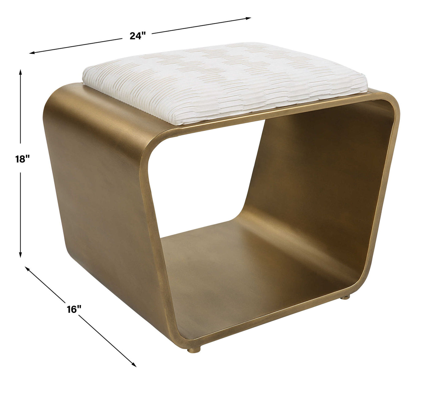 Hoop - Small Bench - Gold