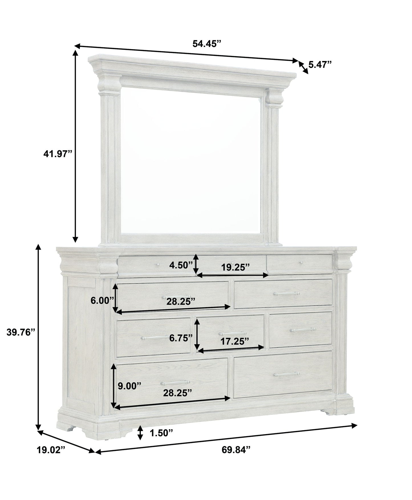 Madison Ridge - Dresser Mirror