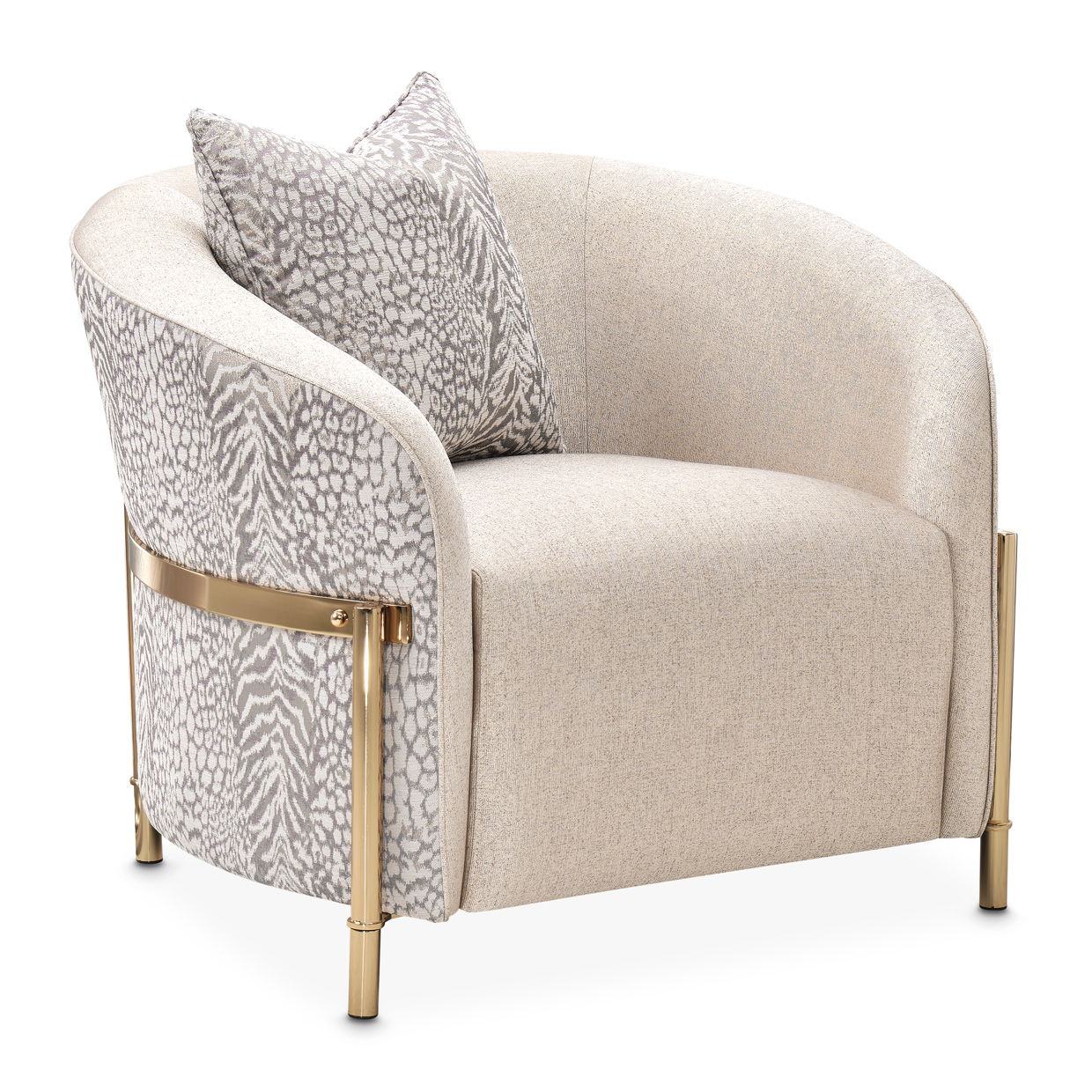 Lisbon - Accent Chair - Opal / Gold