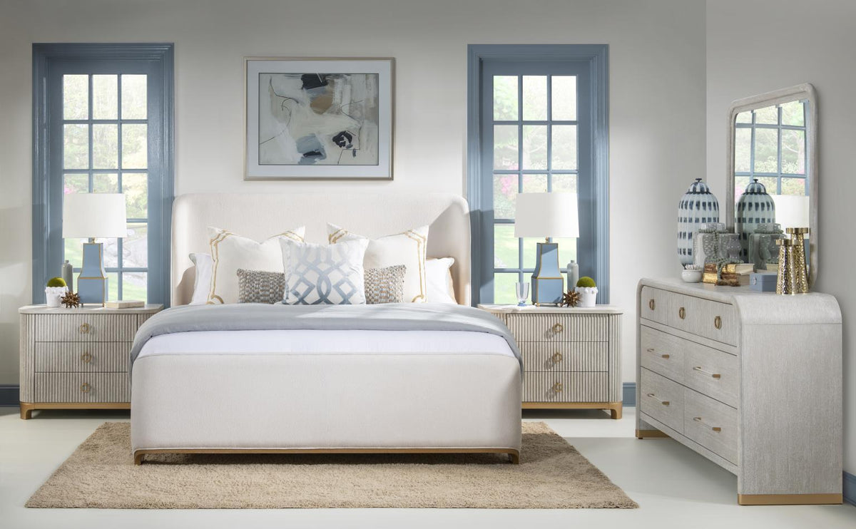 Miramar - Rectangular Mirror - Oyster