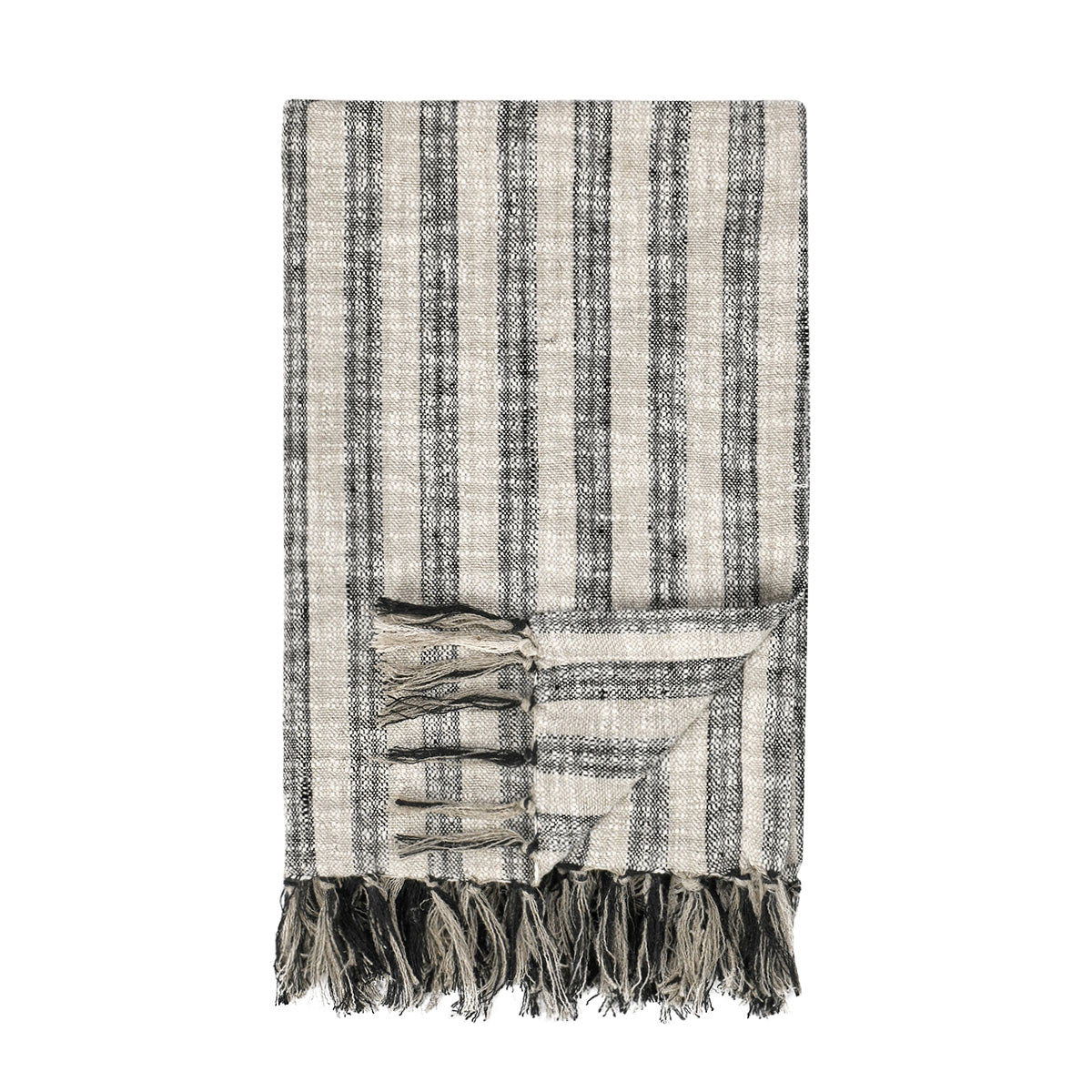 Linna - Throw - Natural / Black