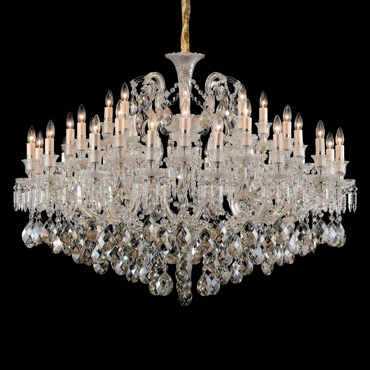 Michael Amini Lighting - Chambord 37-Light Traditional Crystal Chandelier - Clear