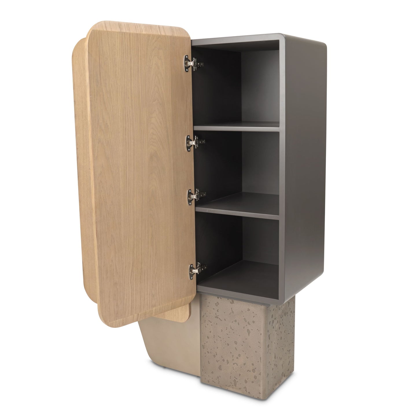 Bristol Point - Bar Cabinet - Saddle Brown