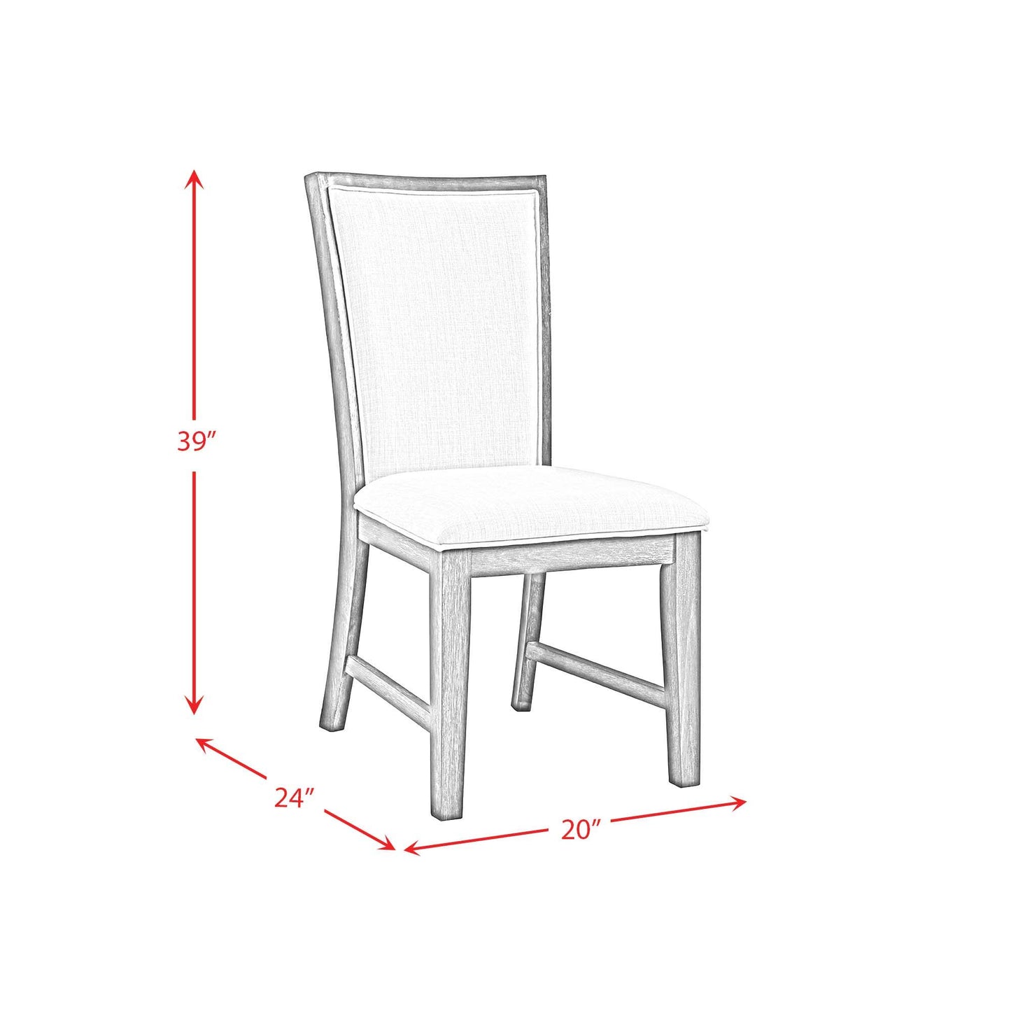 Grady - Slat Back Side Chair (Set of 2) - Dark Walnut