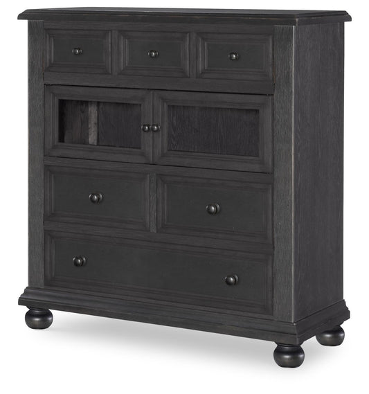 Vintage Market - Glass Door 6 Drawer Chest